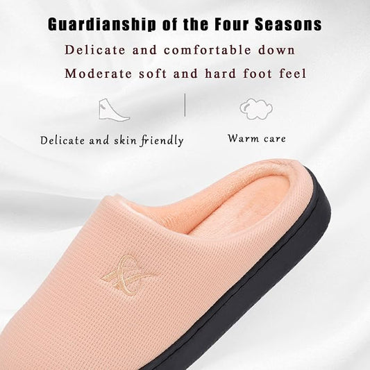 Memory Foam Slippers for Women's and Men's Casual House Shoes - Image 2