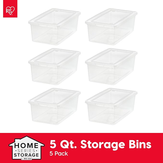 IRIS USA 6-Pack Storage Bins - Image 7