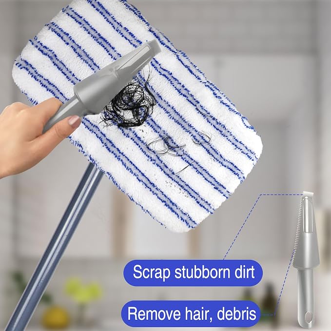 MASTERTOP Microfiber Mops for Floor Cleaning, Extra Large Industrial Mop - Image 7