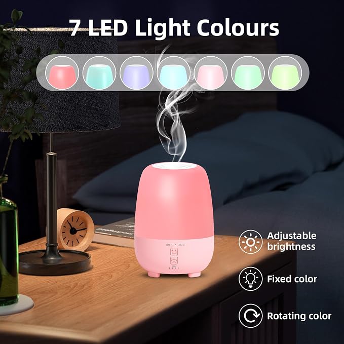 Cordless Essential Oil Diffuser 150ML, Rechargeable Battery, 7H Runtime - Image 7