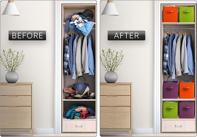 Sorbus Fabric Storage Cubes - Image 6