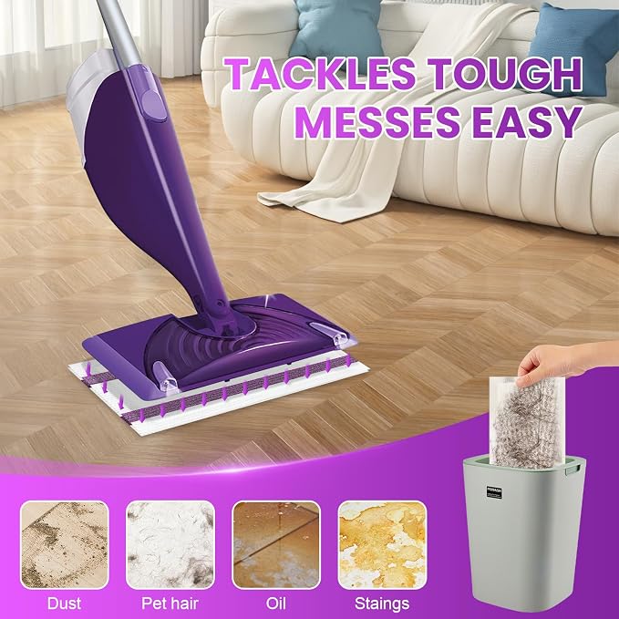 Disposable Wet Pads Refill for Swiffer WetJet Mop, Living Room Cleaning - Image 7