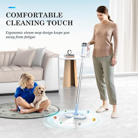 Steam Mop with Detachable Handheld Steamer Suitable - Image 2