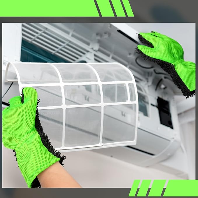 2 Packs Car Wash Mitt 5 Finger Microfiber Wash Mitts Car Dusting Gloves Double - Image 6