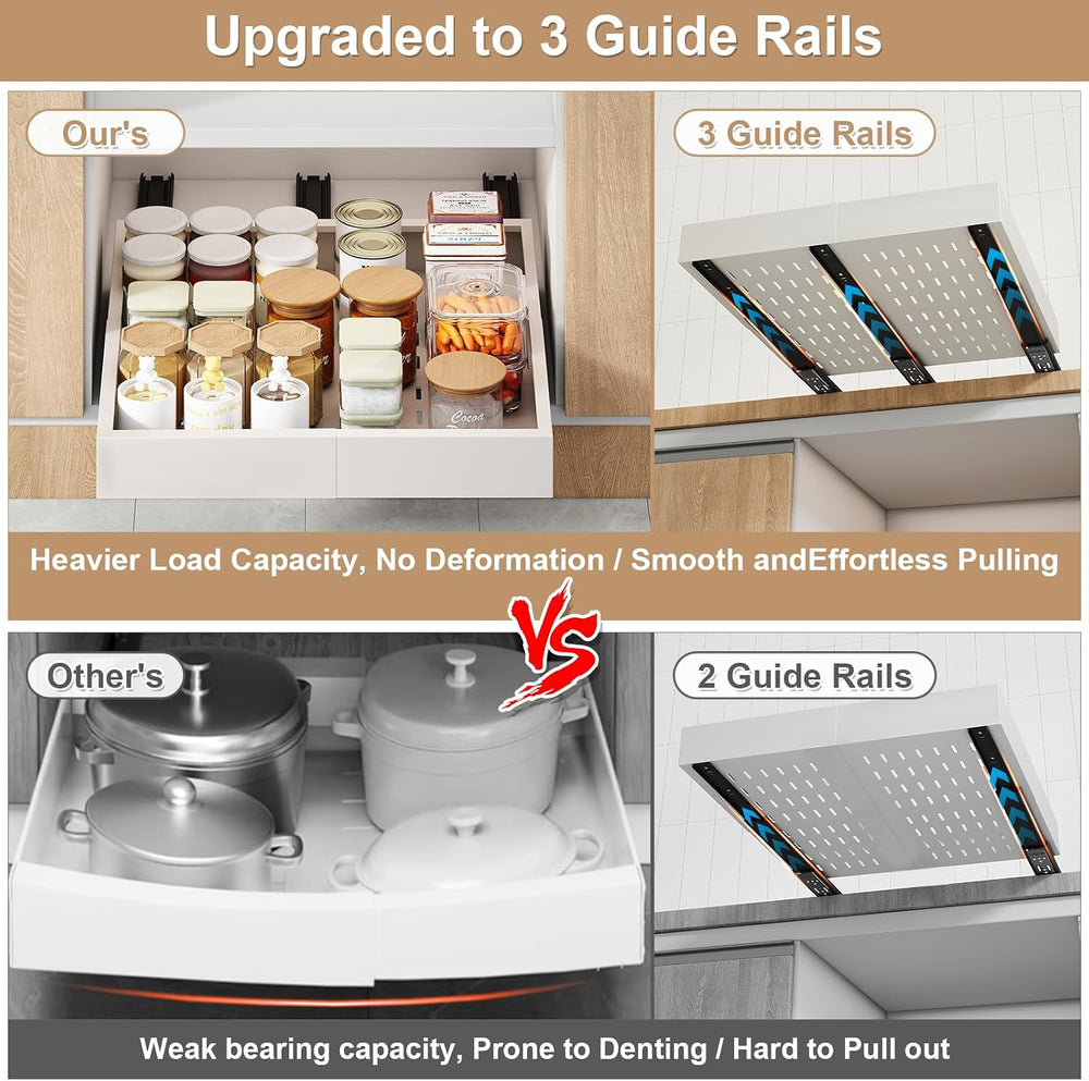 Pull out Cabinet Organizer,16"-21"W,13"-17"D,Expandable,A...