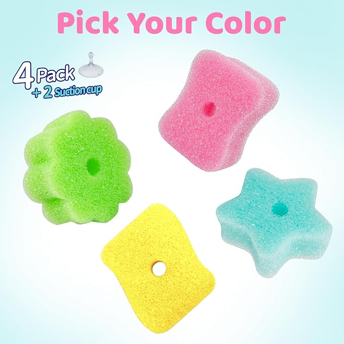 4 Pack Kickleen Scrub Color Sponge - Image 7