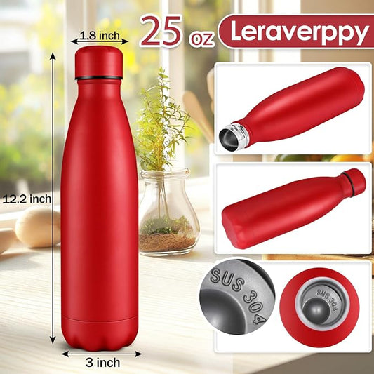 25oz Cola-Bottle Shaped Stainless Steel Leak-proof Water Bottle, Double Wall - Image 2