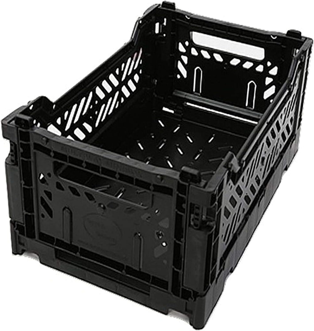 10 x AY-KASA Collapsible Storage Bin Container Basket Tote, Folding Basket Cr...