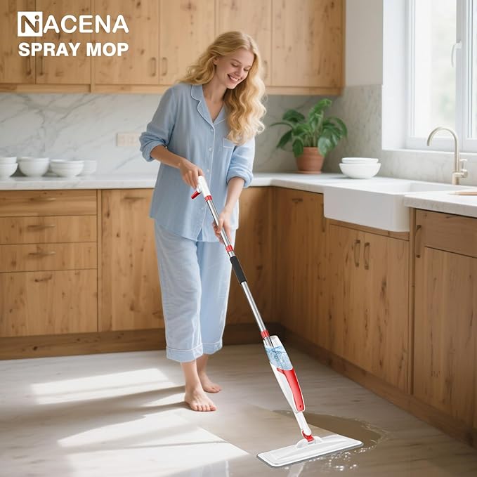 nacena Spray Mop for Floor Cleaning, Dust Mop - Image 7