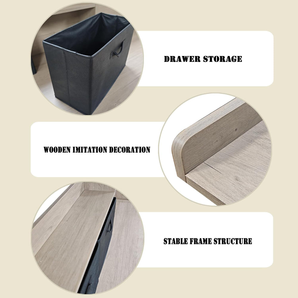 TaoHFE Washer Dryer Countertop,Washer and Dryer Topper for Laundry,Grey OAK