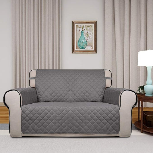 PureFit Reversible Quilted Sofa Cover, Water Resistant Medium Slipcover - Image 2