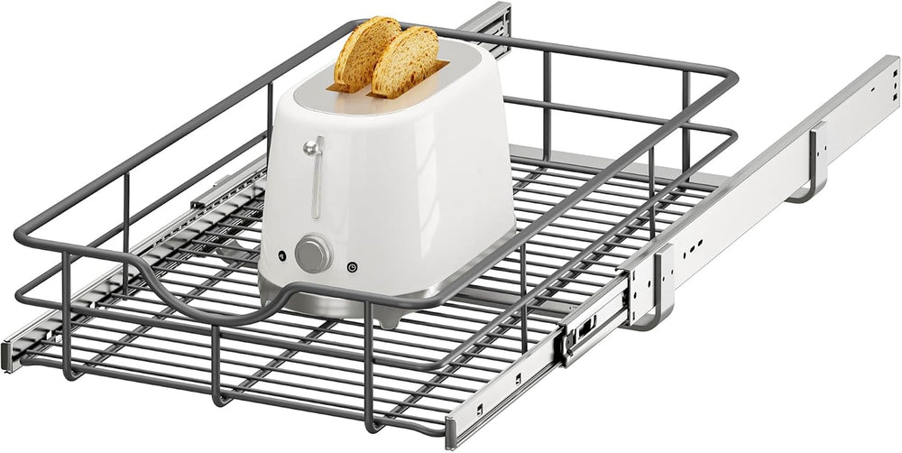 Pull Out Shelves - 14" W x 22" D Soft Close Pull Out Cabinet Organi...