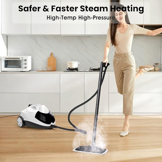 Steam Cleaner 1.5L Steamer for Cleaning Fast Heating 6-in-1 Multi-Surface - Image 2