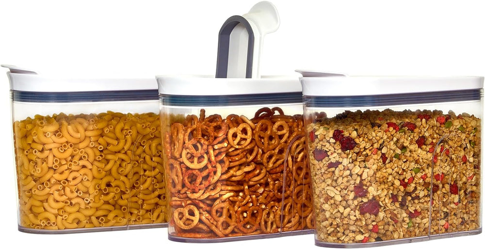 Felli Airtight Cereal Containers 2.6 Qt, Stackable BPA-Free Acrylic Cereal Di...