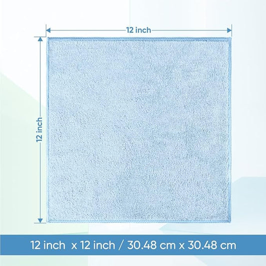 HOMEXCEL Microfiber Washcloths 12 Pack, Highly Absorbent and Soft Face Towel - Image 2