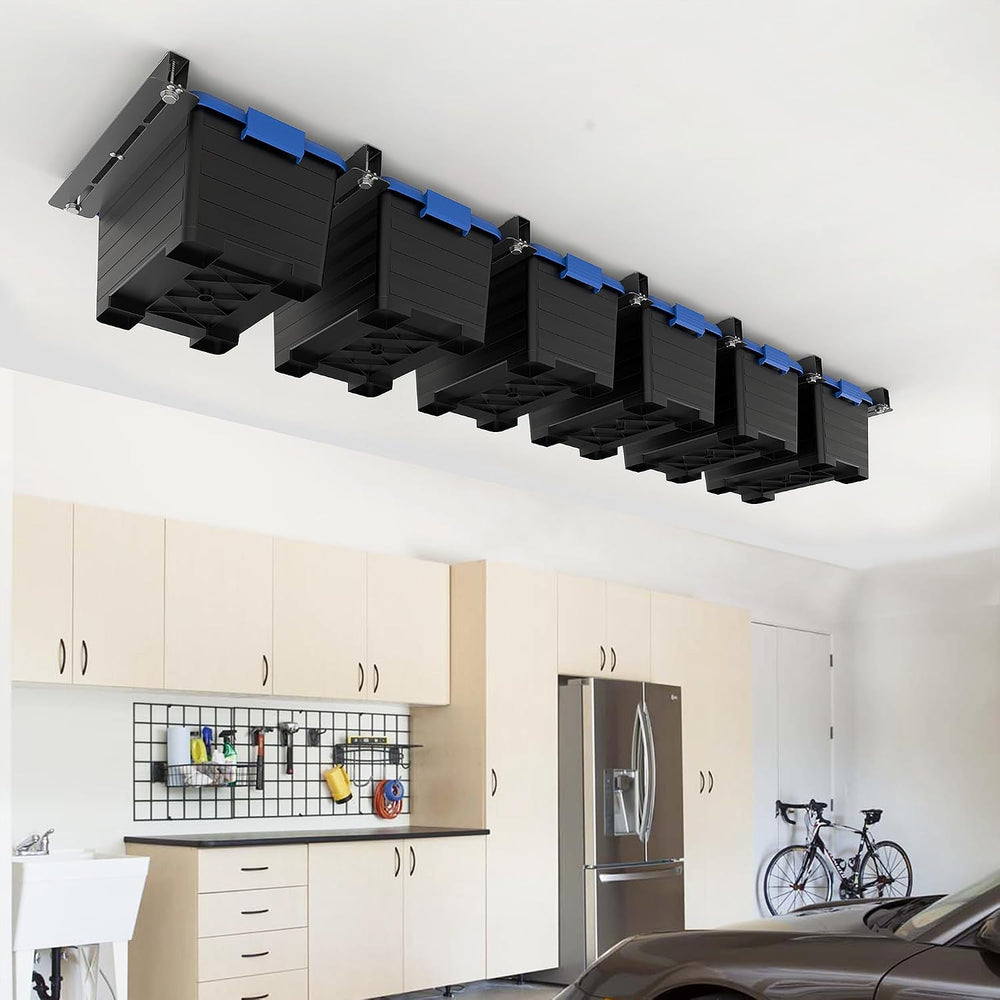 EVERHANGER Ceiling Storage Rack, Heavy Duty Overhead Storage Rack