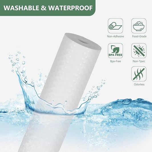 Shelf Liners, Non-Adhesive Drawer Liner, Waterproof & Oil-Proof Kitchen Cabinet - Image 2