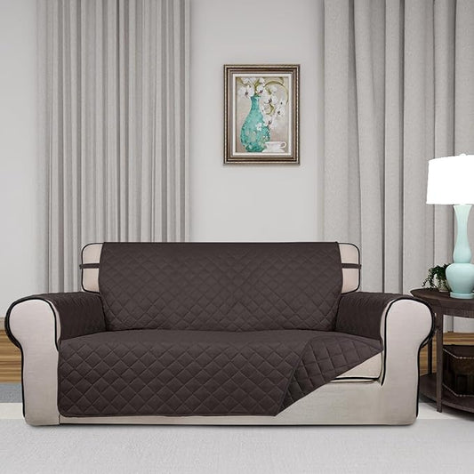 PureFit Reversible Quilted Sofa Cover, Water Resistant Furniture Protector - Image 2