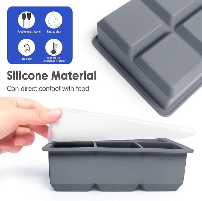 Silicone Ice Cube Trays 3 Pack - Image 7
