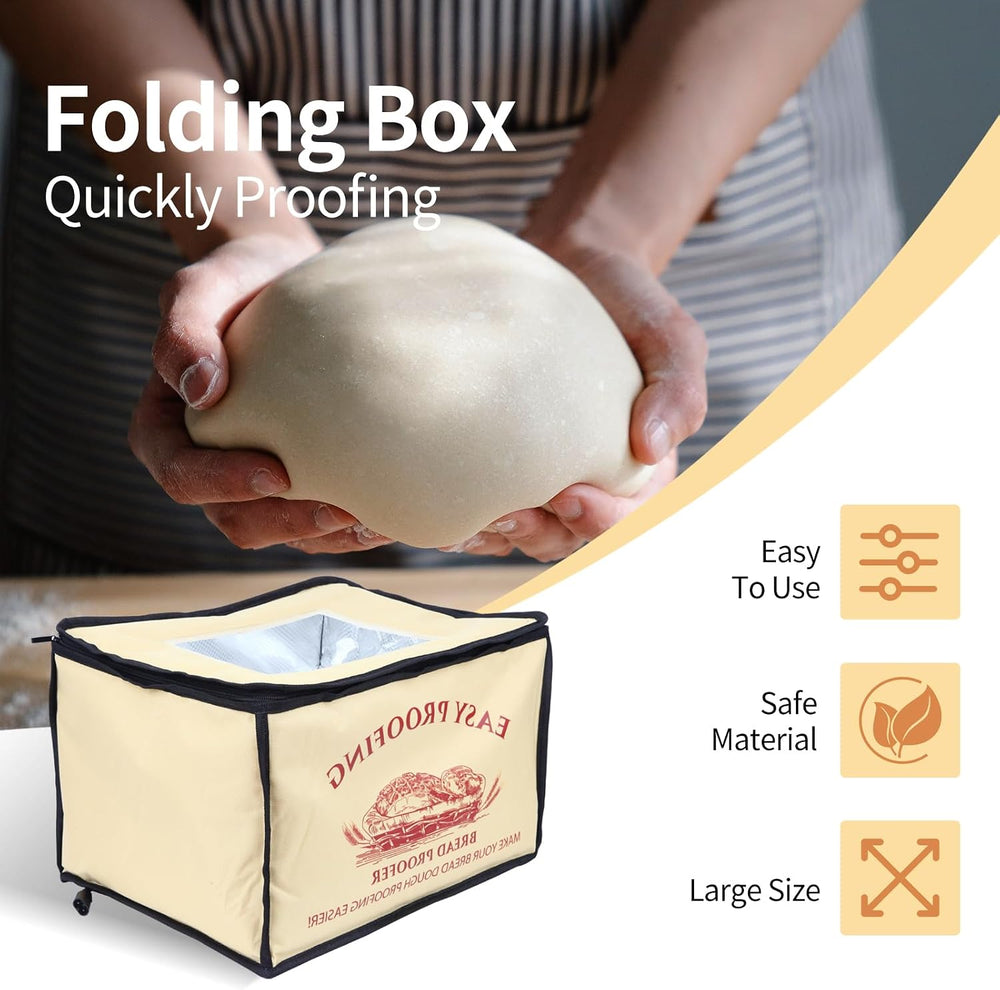 Bread Proofing Box, Electric Dough Proofing Box, Quick Dough Proofer, Tempera...