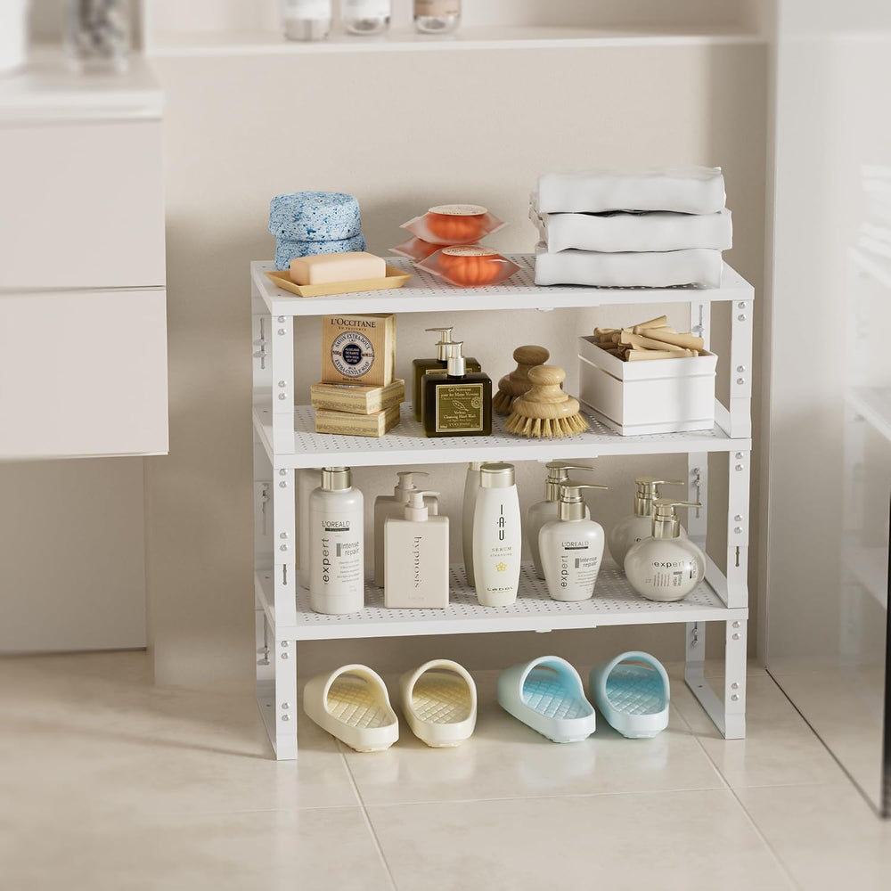 Expandable Spice Rack,Stackable Storage for Cabinet, Multi-Functional Kitchen...
