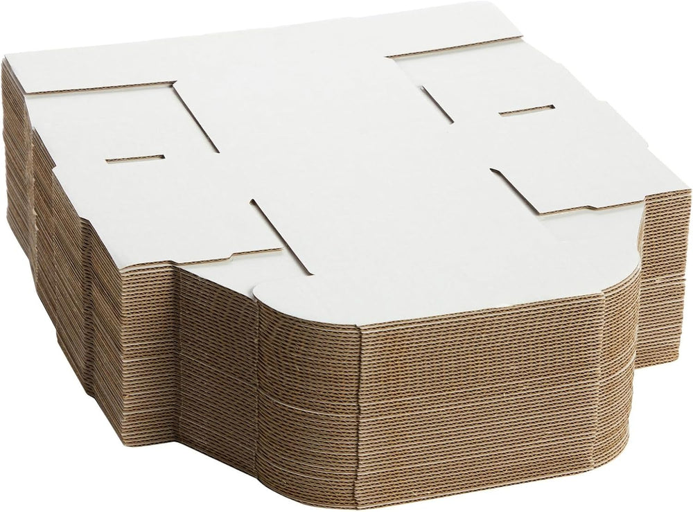 Stockroom Plus Mailing Box - 100 Pack, White, 4 x 3 x 2 Inch Corrugated Cardb...