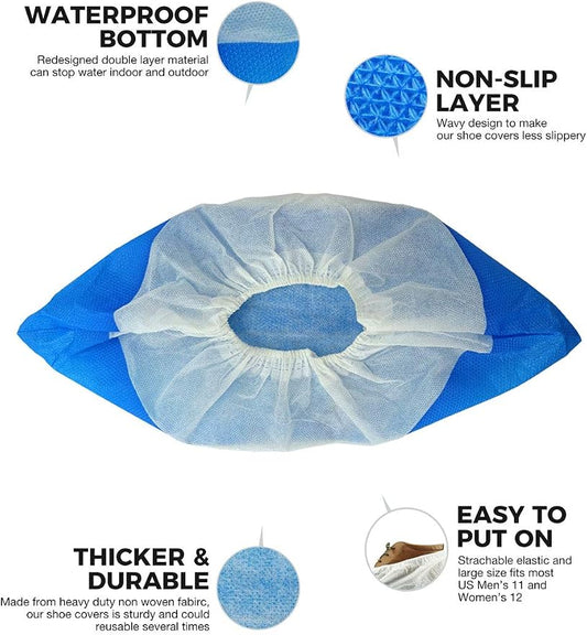 OhanaPro Premium Disposable Non Slip Boot & Shoe Covers - Image 2