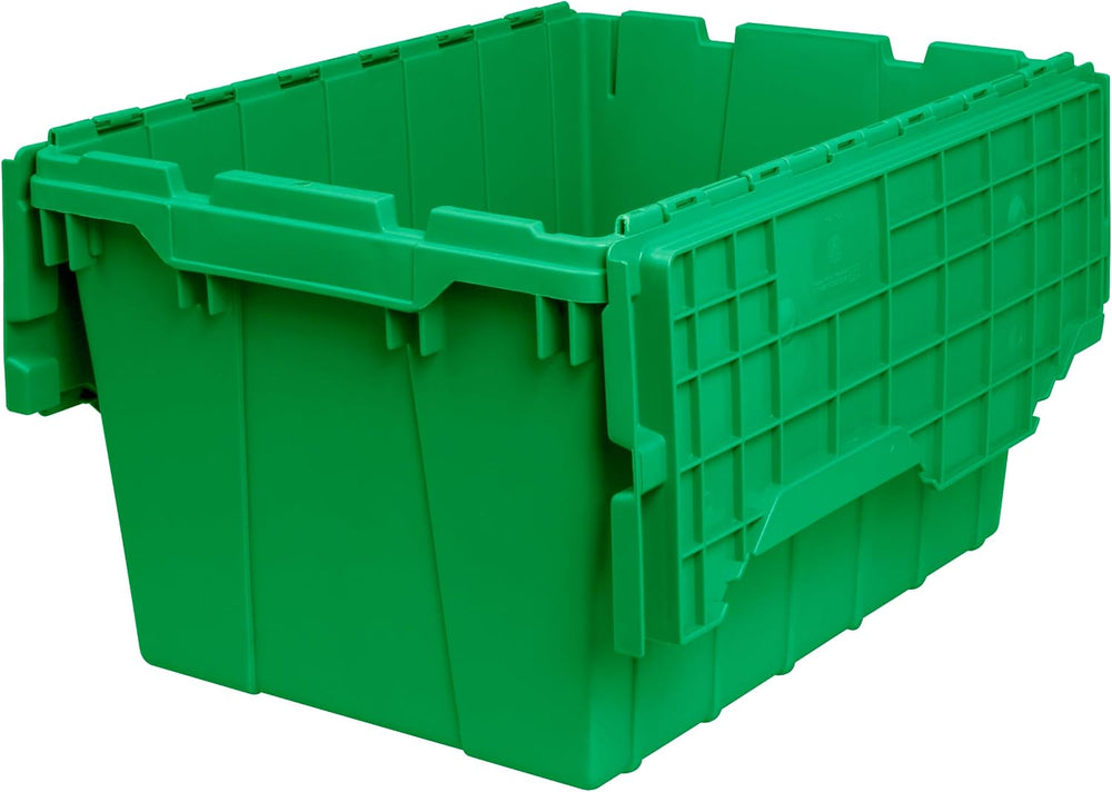 Akro-Mils 39120 Industrial Lidded Plastic Storage Container, Nesting and Stac...