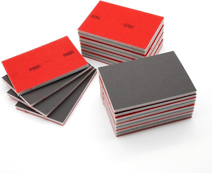 20 Pack 800 Grit Sanding Sponge, 3 x 4 Inch Soft Foam Sanding Block Wet Dry - Image 7