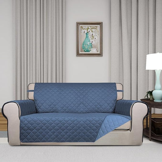 PureFit Reversible Quilted Sofa Cover, Water Resistant Slipcover Furniture - Image 2