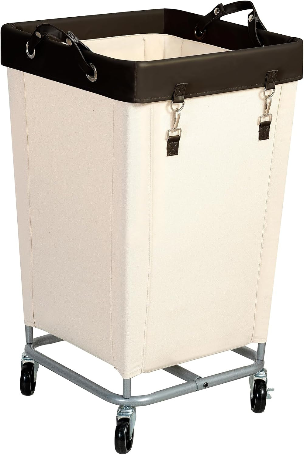 STO STO Laundry Hamper with Wheels, 160L Rolling Laundry Sorter Cart with Hea...