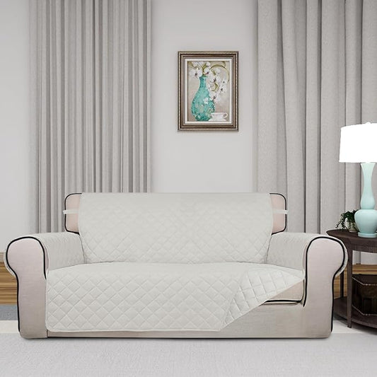 PureFit Reversible Quilted Sofa Cover, Water Resistant Slipcover Furniture - Image 2