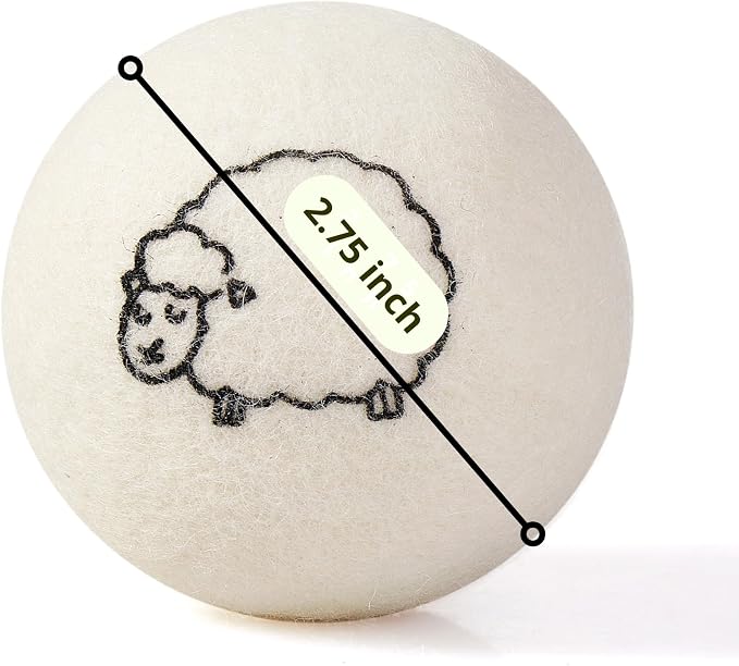 Hanamura 6 XXL Wool Dryer Balls - Image 9
