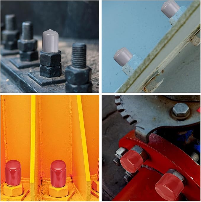 uxcell 20pcs Rubber End Caps 22mm ID Vinyl PVC Round Tube Bolt Cap Cover Screw - Image 6