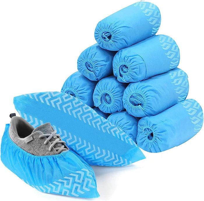1000 Packs in a Case Disposable Boot & Shoe Covers Non-Slip, Durable, Indoor Protect Your Home, Floors and Shoes (200 Pairs)