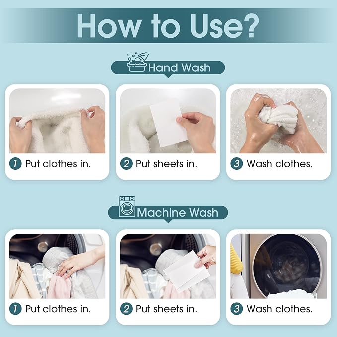 Poesie Laundry Detergent Sheet Fresh Linen Scent 320 Sheets Travel Laundry Kit - Image 6
