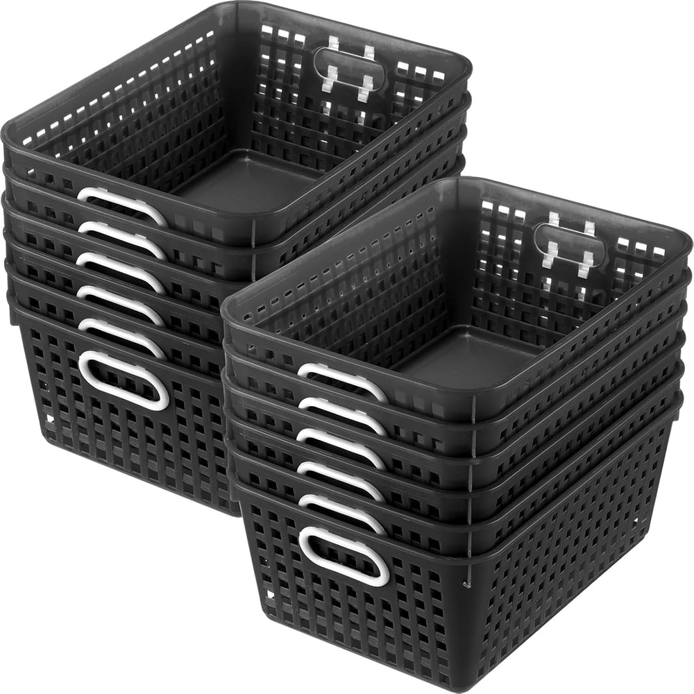 Really Good Stuff Large Plastic Book Baskets, 13.25" by 10" by 5.5&...