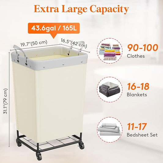 Lifewit 165L Laundry Basket - Image 2