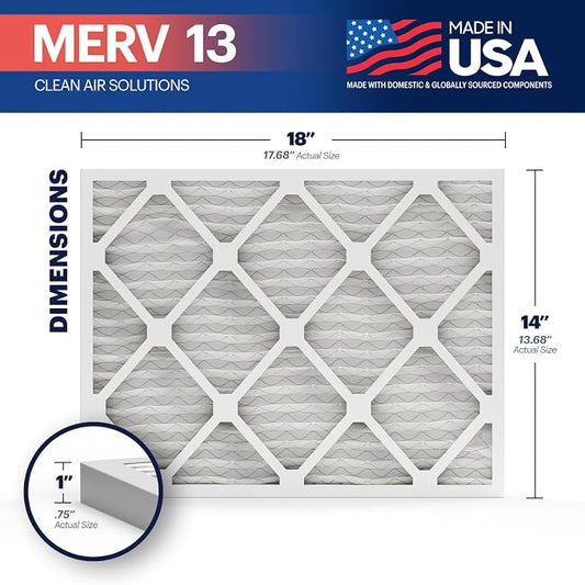 BNX TruFilter 14x18x1 Air Filter MERV 13 - Image 2