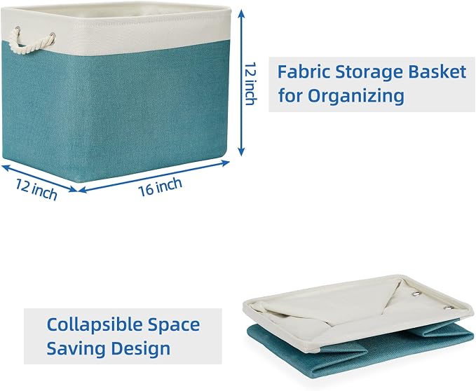 Temary Fabric Baskets Storage Baskets - Image 7