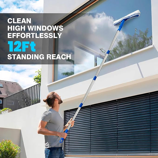 Squeegee for Window Cleaning, Window Cleaning Kit for Shower Glass Mirror Door - Image 2