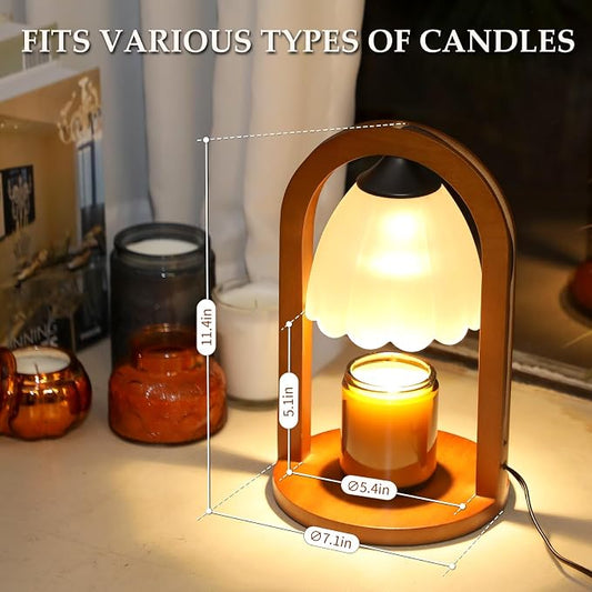 Candle Warmer Lamp with Timer and Dimmer,Electric Candle Lamp Warmer - Image 2
