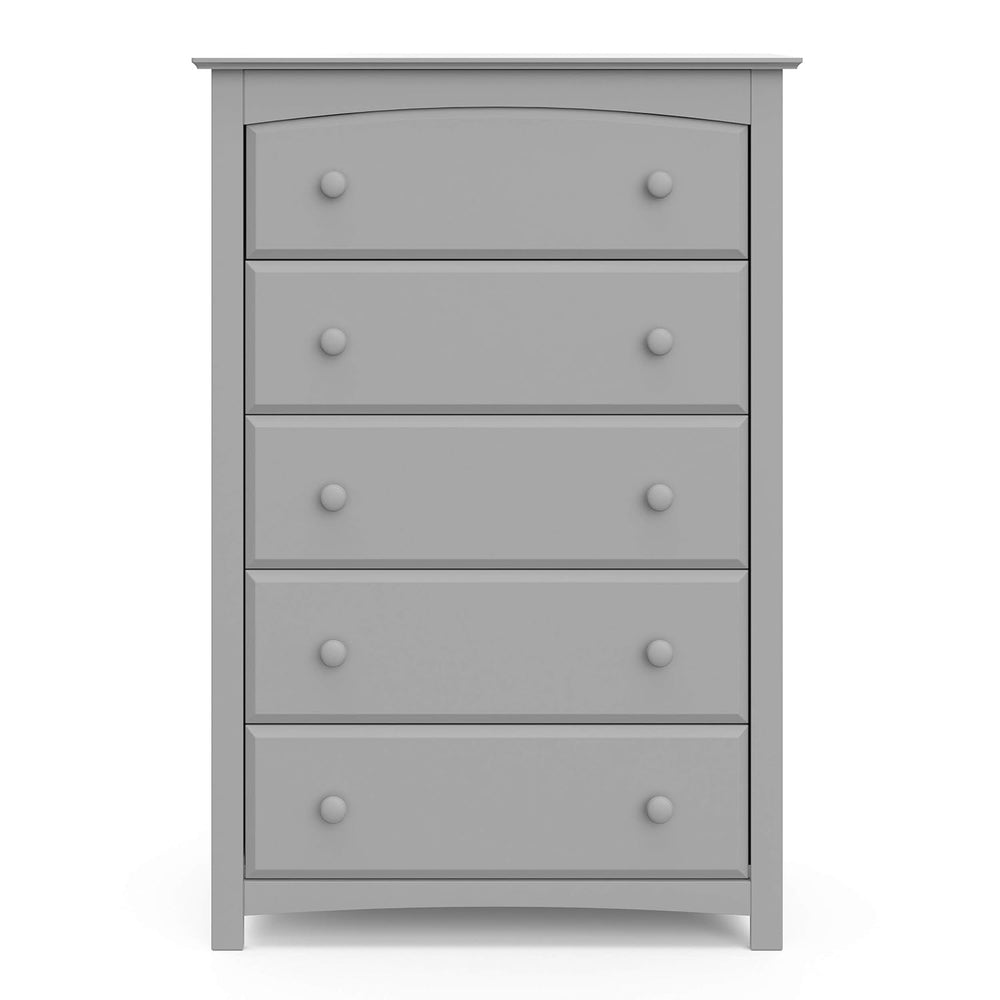 Storkcraft Kenton 5 Drawer Dresser, Pebble Gray