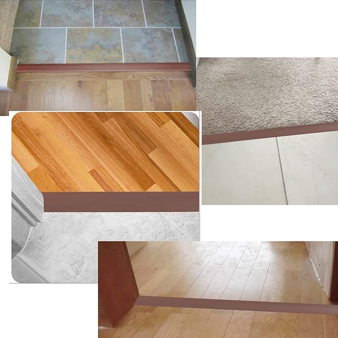 Floor/Door Flat Transition Strip & Self Adhesive Floor Vinyl Floor Edge Trim - Image 5