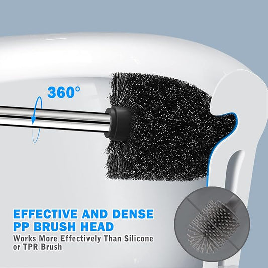 Toilet Brush and Holder, 2 Pack Toilet Brush - Image 2
