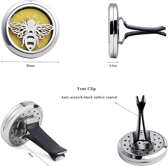Car Diffuser Vent Clip 30mm Aromatherapy Essential Oil Automotive Diffuser Air - Image 6