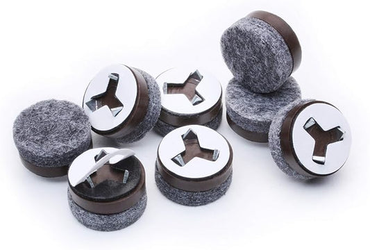 GorillaFelt CB240 Chair Leg Floor Protectors/Felt Glides Tap On Felt Furniture - Image 2