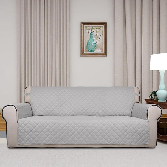 PureFit Reversible Quilted Sofa Cover, Water Resistant Slipcover Furniture - Image 2