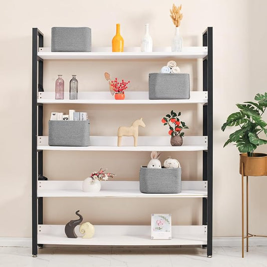 Small Storage Baskets for Shelves Organizing, Woven Cotton Rope Baskets for - Image 2