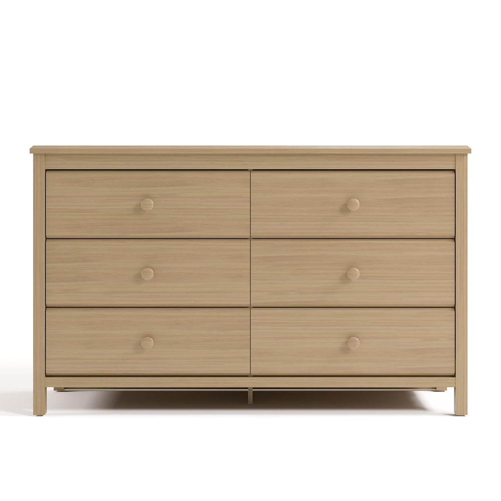 Storkcraft Alpine 6-Drawer Dresser, Driftwood